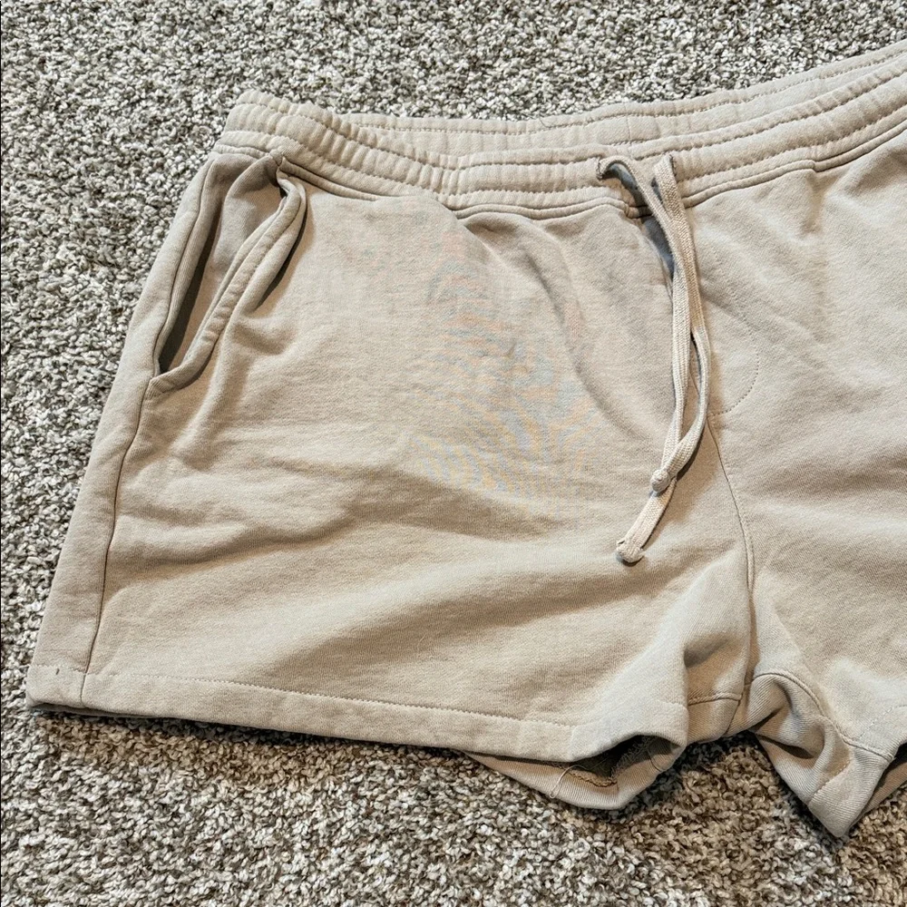 🌿 Fashion Nova Tan Athletic Shorts for Men